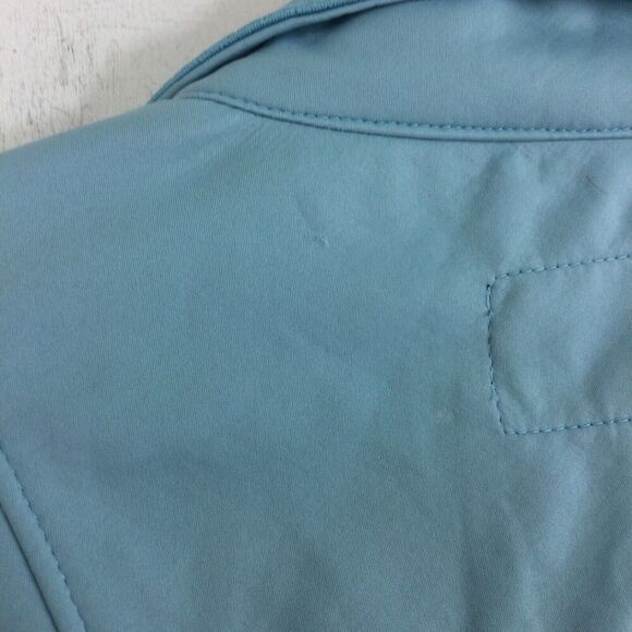 Outback Trading Company Full Zip Jacket Equestrian Blue Horse Design Sz Medium - Picture 9 of 12